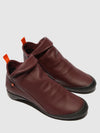 Zip Up Ankle Boots FARAH805SOF DK. RED